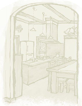 内観のイメージイラスト